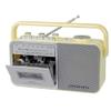 Studebaker SB2130CS Portable Cassette Player/Recorder with AM/FM Radio (Cream/Silver) view 3