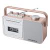 Studebaker SB2130RG Portable Cassette Player/Recorder with AM/FM Radio (Rose Gold/Silver) view 1