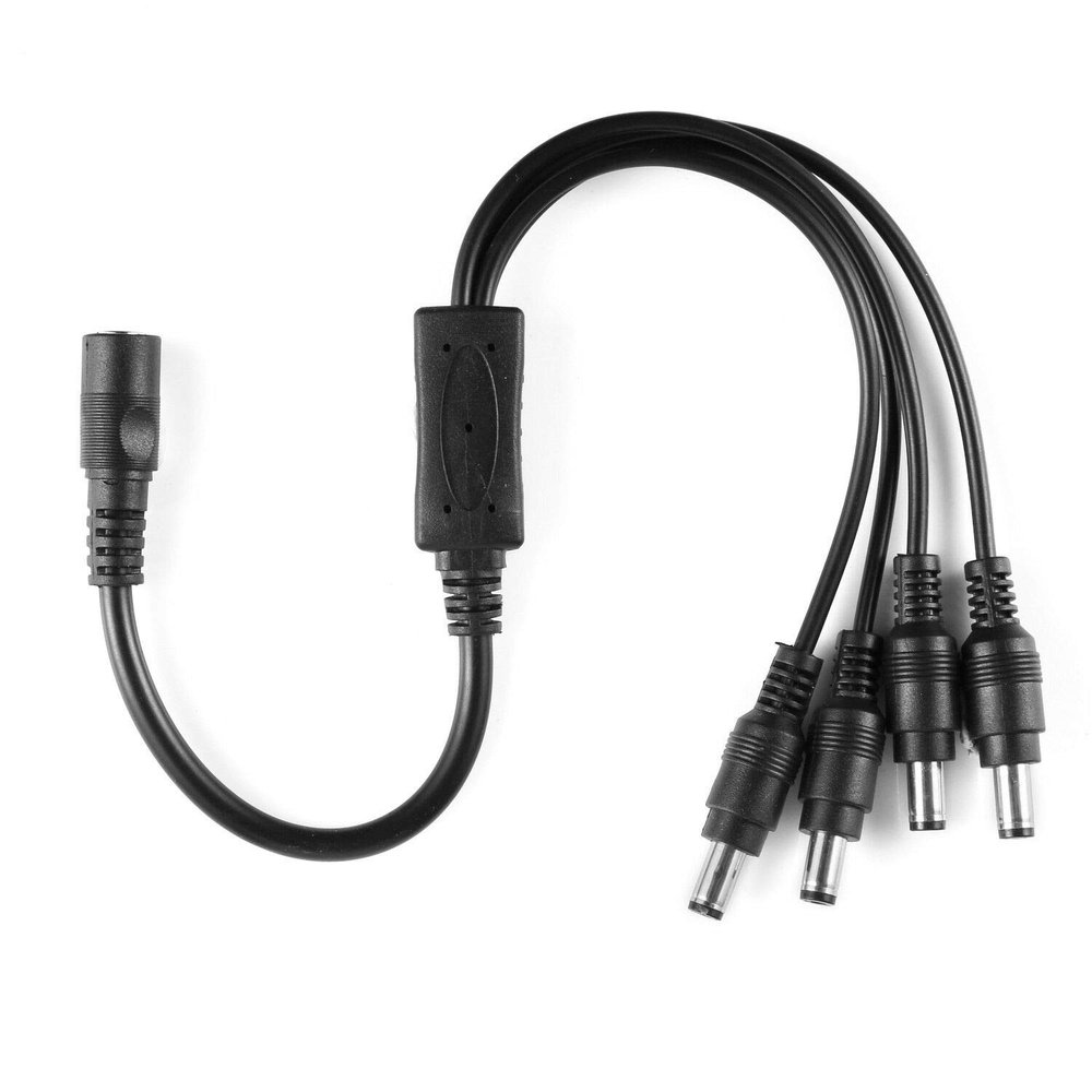 Yustda 1 to 4 splitte Cord Visual Sound One Spot Mutli-Plug 4 Cable MC4 MC-4 4-Plug Daisy Chain for 1 SPOT