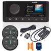 Fusion MS-RA210 Marine Entertainment System with (2) ARX70B Black Wireless Remotes, and SVX300v1 Sirius XM Tuner view 2