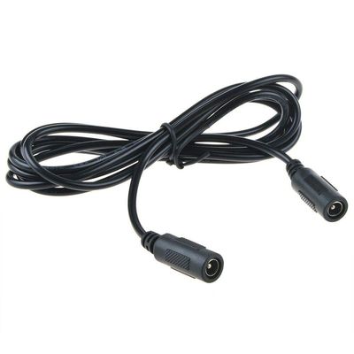 Yustda Both Ends 5.5mm 2.1mm Female Socket Jack Dc Power Supply Cord Extension Cable 6 Fits Connect to Barrel Plug Od: 5.5mm Id: 2.1mm (for Your Devices Connecting Flexiblely. Or DIY.)