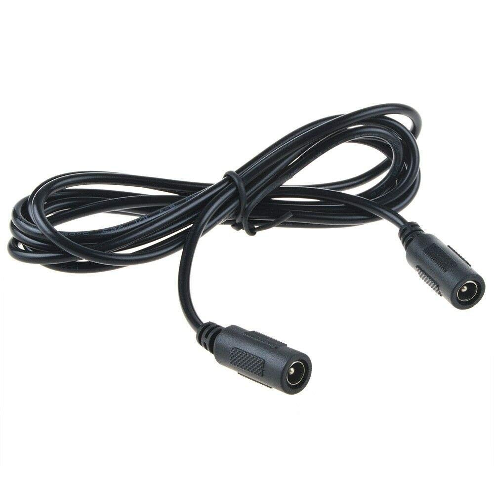 Yustda Both Ends 5.5mm 2.1mm Female Socket Jack Dc Power Supply Cord Extension Cable 6 Fits Connect to Barrel Plug Od: 5.5mm Id: 2.1mm (for Your Devices Connecting Flexiblely. Or DIY.)