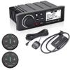Fusion MS-RA70NSX, with SXV300V1 Sirius XM Tuner, and 2-ARX70B Black Wireless Remotes view 1