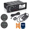 Fusion MS-RA70NSX, with SXV300V1 Sirius XM Tuner, and 2-ARX70B Black Wireless Remotes view 2