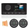 Fusion MS-RA210 Marine Entertainment System with (2) ARX70B Black Wireless Remotes view 1