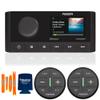 Fusion MS-RA210 Marine Entertainment System with (2) ARX70B Black Wireless Remotes view 2