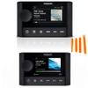 Fusion MS-SRX400 Apollo Marine Entertainment System with MS-ERX400 Ethernet Wired Remote view 1