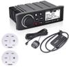 Fusion MS-RA70NSX, with SXV300V1 Sirius XM Tuner, and 2- ARX70W White Wireless Remote view 1