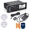 Fusion MS-RA70NSX, with SXV300V1 Sirius XM Tuner, and 2- ARX70W White Wireless Remote view 2