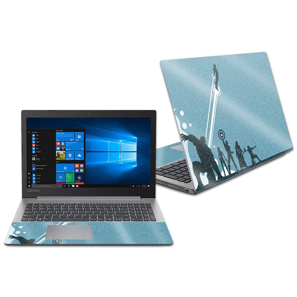 MightySkins Glossy Glitter Skin for Ideapad 330 15" (2018) - Super Squad | Protective, Durable High-Gloss Glitter Finish | Easy to Apply, Remove, and Change Styles | Made in The USA