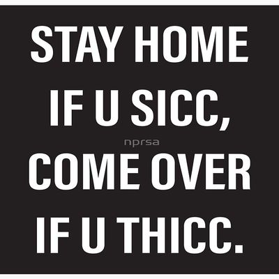 Come Over IF U Thicc - Sticker Graphic - Auto, Wall, Laptop, Cell, Truck Sticker for Windows, Cars, Trucks