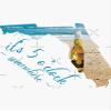 It's Five O'Clock Somewhere in Florida Silhouette with Corona Beer on Beach - Sticker Graphic - Auto, Wall, Laptop, Cell, Truck Sticker for Windows, Cars, Trucks view 1