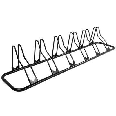 CyclingDeal Bicycle Floor Parking Rack Stand - for Mountain MTB Road Bike - Indoor Home Garage Storage - Classic 6 Bikes