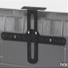 AVFI TVCB Camera Bracket, Black Finish, Accommodates Most 32" - 55" Flat Panel Monitors (Up to 700mm VESA Width), Sturdy 11 Ga Steel Construction, Fastening Hardware Included view 2