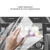 [2 Packs] PET Plastic Screen Protector for 2019 2020 Civic LX EX Touring Si EX-L Insight Sedan Hatchback Navigation High Clarity Anti-Glare Honda Touch PET Plastic Protective Film (4 Buttons) view 3