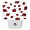 Futuregrace Nightlight Plug in LED Lights for Bedroom, Red Ladybug Pattern Night Lights Plug into Wall with Light Sensors Room Decor for Nursery Children Kids Boys Girls view 1