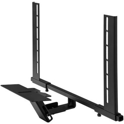 AVFI CBB-TV Under TV Camera Bracket, Black Powder Coated Finish, Accommodates 26" - 80" TV's (Up to 600mm Wide Hole Pattern), Sturdy 11 Ga Steel Construction, Fastening Hardware Included