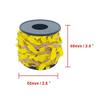 66 Feet Total Burlap Yellow Leaf Ribbon 2 Rolls 5mm Natural Jute Vine with Artificial Leaves Ribbon for Crafts Jungle Party Wedding Garden Home Decoration Twine view 2