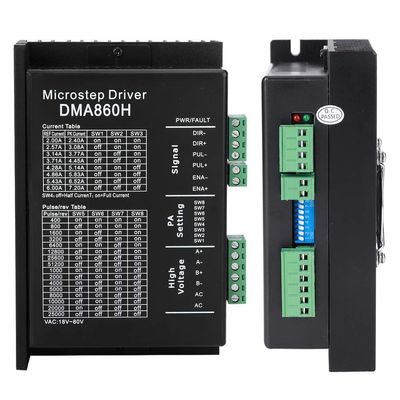 CNC Stepper Motor Driver, 1880VAC Stepper Motor Driver, Stepper Motor Accessories Good Performance DMA860H for Stepper Motor