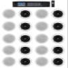 Rockville Commercial Amp+20 5.25" 2-Way White Ceiling Speakers 4 Hotel/Office view 1