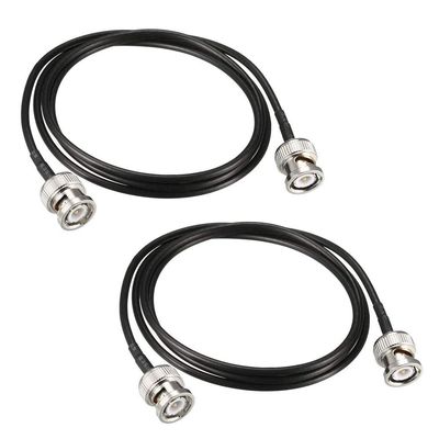 33ft /10m BNC Male to BNC Male RG174 Coaxial Extension Cable Video Signals, CCTV, DVR, Camera -2Pack