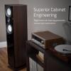 Fluance Reference High Performance 2-Way Center Channel Speaker for Enhanced Dialogue and Vocals in Home Theater Surround Sound Systems - Black Ash (XL8C) view 4