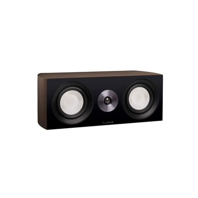 Fluance Reference High Performance 2-Way Center Channel Speaker for Enhanced Dialogue and Vocals in Home Theater Surround Sound Systems - Walnut (XL8CW)