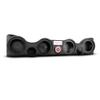 DS18 TJ-SBAR/BK Jeep Wrangler TJ Overhead Sound Bar Enclosure Holds 4X 6.5 Speakers & 2X Tweeters, RGB Logo Badge, White LED Dome Light, OEM Fit Audio Upgrade (Black) view 1
