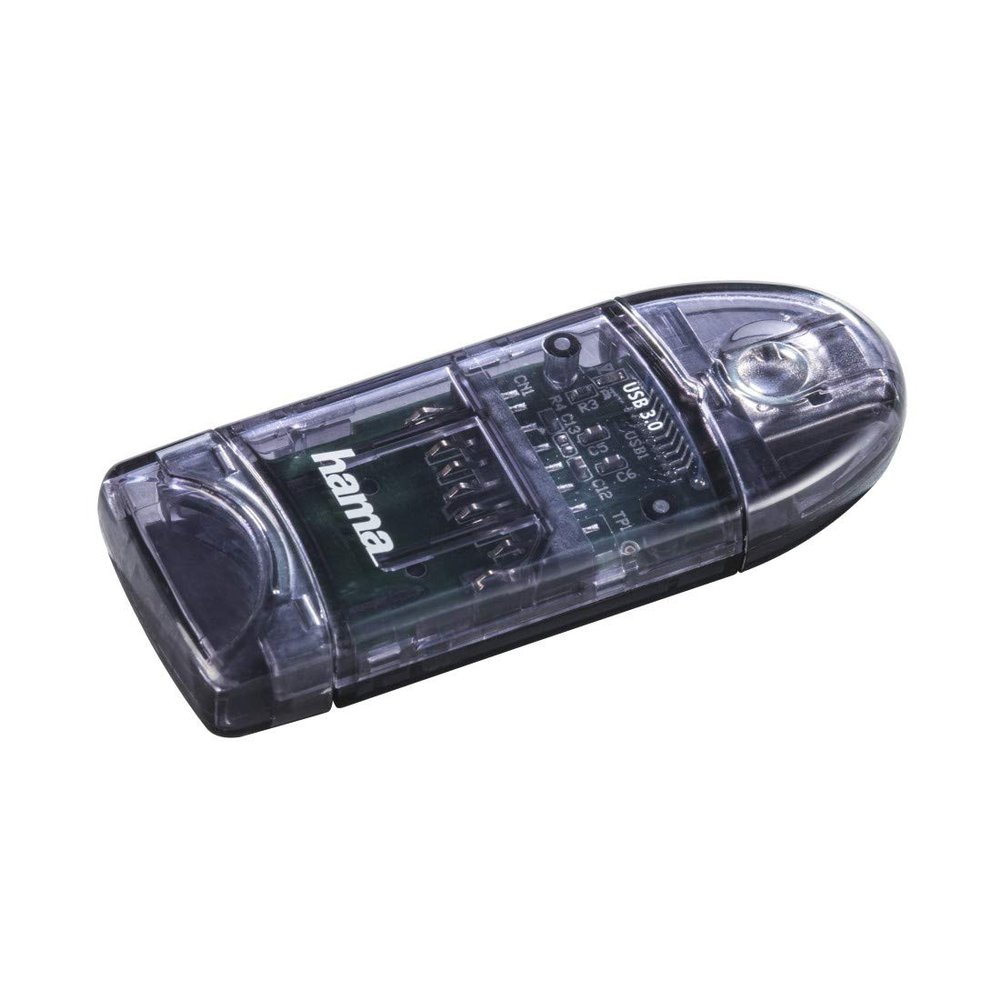 Hama Multi-Kartenleser USB 3.0 6-in-1 (Kartenlesegert fr SD | SDHC | SDXC | microSD | microSDHC | microSDXC) fr Windows PC|Mac|Notebook|Laptop|TV anthrazit