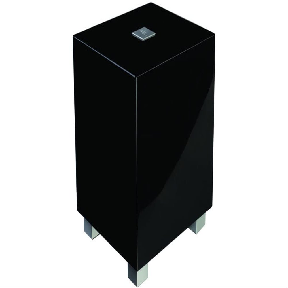 REL Acoustics Tzero MKIII Powered Subwoofer  6.5-Inch Down-Firing Driver with Class D Amplifier, RCA Inputs, Compact Design for Home Theater, Stereo Systems, and Surround Sound  High Gloss Black