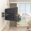 BONTEC Full Motion TV Wall Mount for 37-84 Inch TVs, Hold up to 132lbs, Max VESA 600x400mm, Swivel Tilt Dual Arms, Adjustable Viewing Angle, Fits 16" Wood Studs, Easy Assembly view 3