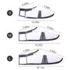 Kelendle PVC Barber Shoe Covers for Hair Cutting,Adjustable Folding Barber Shoe Covers, Hair Stylist Shoe Protector Covers for Barber Shop, Salon Hairdressing Foot Coverage and Cleanup (L) view 2