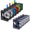 6 White+1 Clear+4 Multicolor Compatible Label Tape Replacement for Dymo d1 Label Tape 45013 45010 45016 45017 45018 45019 Work with DYMO LM 160 280 PnP 360D 210D, 1/2 inch(12mm) 23 Feet(7m), 6+5 Pack view 1