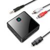 Isobel Bluetooth 5.0 Transmitter Receiver (Optical, 3.5mm AUX, RCA), Low Latency Wireless Audio Adapter Bluetooth AUX Adapter for TV PC Car/Home Stereo System up to 2 AirPods Wireless Headphones view 1