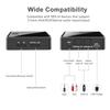 Isobel Bluetooth 5.0 Transmitter Receiver (Optical, 3.5mm AUX, RCA), Low Latency Wireless Audio Adapter Bluetooth AUX Adapter for TV PC Car/Home Stereo System up to 2 AirPods Wireless Headphones view 4