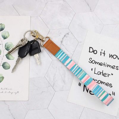 AXEL Leather Wristband Printed Keychain Lanyard Wrist Strap Lanyard for Gopro Cell Phone Camera USB Flash Drive Keys Hand String