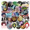 World of Warcraft Stickers 50 Pcs of Vinyl are Waterproof,Suitable for Men and Women to Stick on Cup,Phones,Motorcycles,Pianos,Violin,Laptops,Guitar,Bicycles,and Scooters. view 1