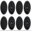 Rockville CC525T Black 5.25 in Commercial 70V Ceiling Speakers, 8 Ohm, 80Hz-20kHz, 2.5-20W Tap Options, in-Ceiling Audio for Restaurant Bar Cafe, 8-Piece view 1
