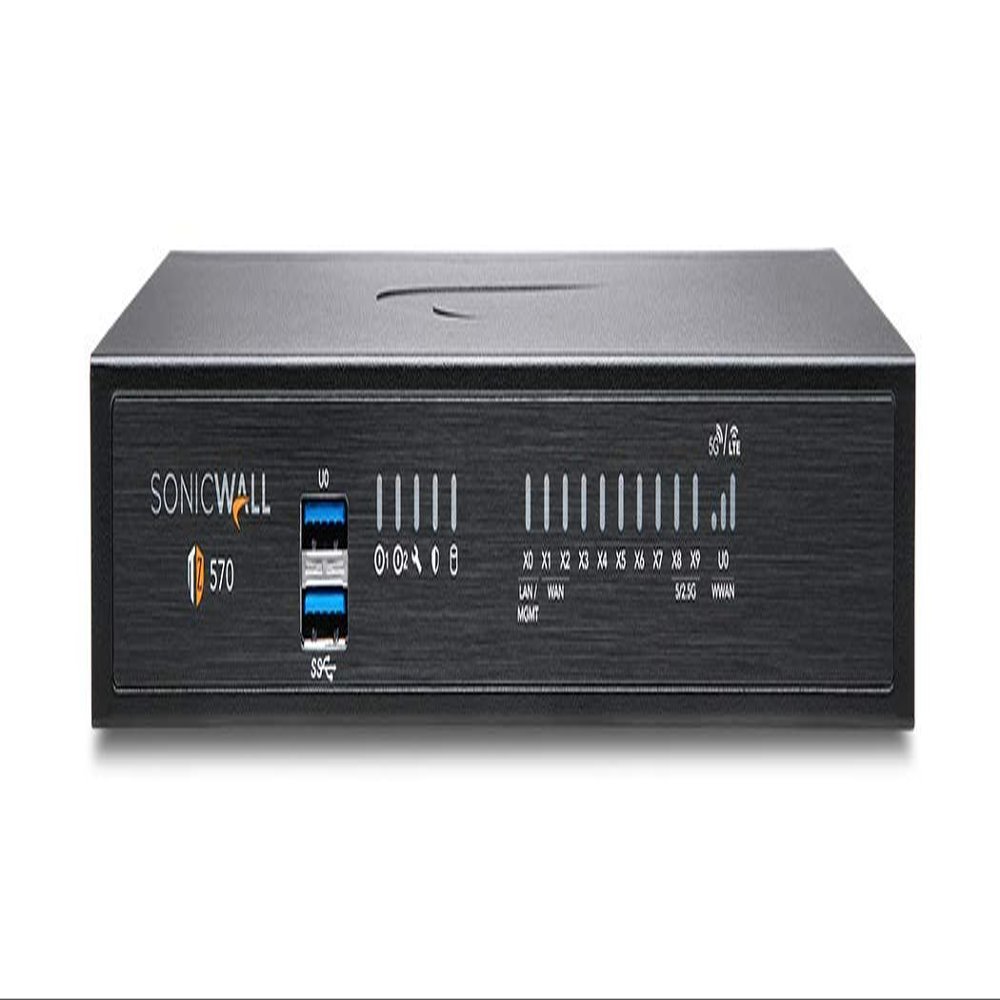SonicWall TZ570 Gen7 Firewall | Advanced Multi-Gig Security Appliance with 10 GbE/Multi-Gig Interfaces, TLS 1.3 Support, and Enterprise-Grade Protection (02-SSC-2833)