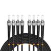 Jeirdus 200Meters 656ft ST to ST Outdoor Armored 4 Core 9/125 SMFFiber Optic Cable Jumper Optical Patch Cord Singlemode ST-ST view 1