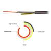 Jeirdus 200Meters 656ft ST to ST Outdoor Armored 4 Core 9/125 SMFFiber Optic Cable Jumper Optical Patch Cord Singlemode ST-ST view 2