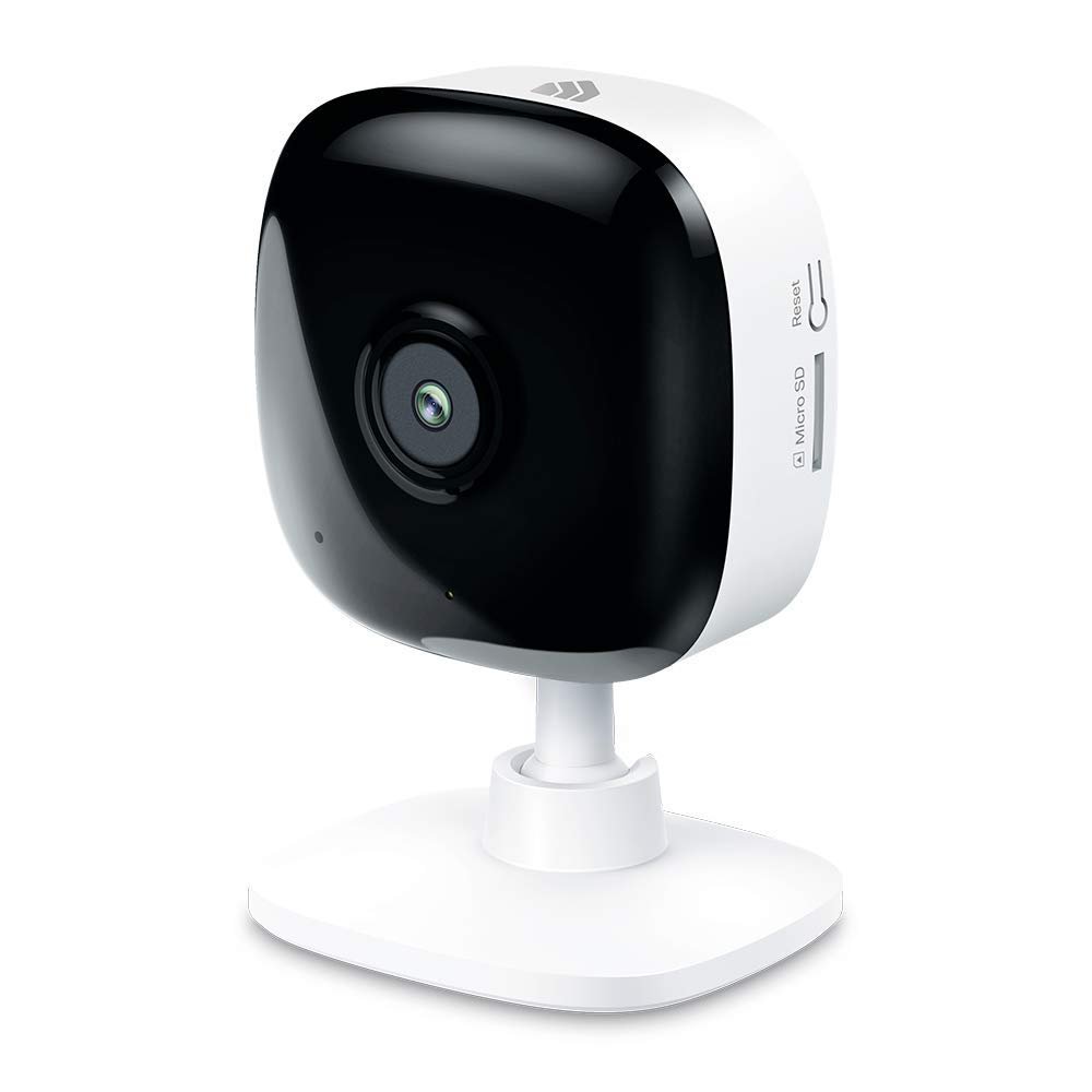 Kasa 1080p Indoor Wired Security Camera - Works as a Baby Monitor & Pet Camera, Motion Detection & Tracking, 2-Way Audio, Night Vision, Subscription-Free Local Storage or Optional Cloud, EC60
