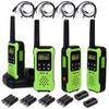 Retevis RT49P Waterproof Walkie Talkies, IP67 Portable FRS Two-Way Radios, Waterproof Floating Walkie Talkies for Adults, NOAA, Flashlight SOS, for Kayaking, Fishing, Hunting 4 Pcs view 1