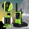 Retevis RT49P Waterproof Walkie Talkies, IP67 Portable FRS Two-Way Radios, Waterproof Floating Walkie Talkies for Adults, NOAA, Flashlight SOS, for Kayaking, Fishing, Hunting 4 Pcs view 2