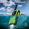 Retevis RT49P Waterproof Walkie Talkies, IP67 Portable FRS Two-Way Radios, Waterproof Floating Walkie Talkies for Adults, NOAA, Flashlight SOS, for Kayaking, Fishing, Hunting 4 Pcs view 3