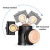 Andoer Tripod Ball Head 360 Degrees Free Rotation Panoramic Ballhead with Quick Release 1/4" Screw and 3/8" Screw for Smartphone,Tripod,Monopod,Slider,DSLR Camera Max Load 5 kilograms view 3