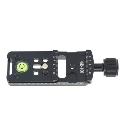 100mm Rail Nodal Slide Metal Screw Knob Clamp Quick Release Plate for Tripod Ball head Quick with RRS Arca Swiss Compatible