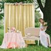 1010FT Gold Sequin Backdrop Curtain, Photography Backdrop Glitter Curtains Fabric Background for Wedding Party Decor view 3