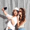 1010FT Silver Sequin Backdrop Curtain, Photography Backdrop Glitter Curtains Fabric Background for Wedding Party Decor view 3