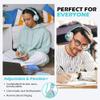 AILIHEN C8 Headphones Wired, On-Ear Headphones with Microphone and Volume Control, Corded 3.5mm Headset for Boys Girl School Smartphones Chromebook Laptop Computer Tablets Airplane Travel (Lime Green) view 2